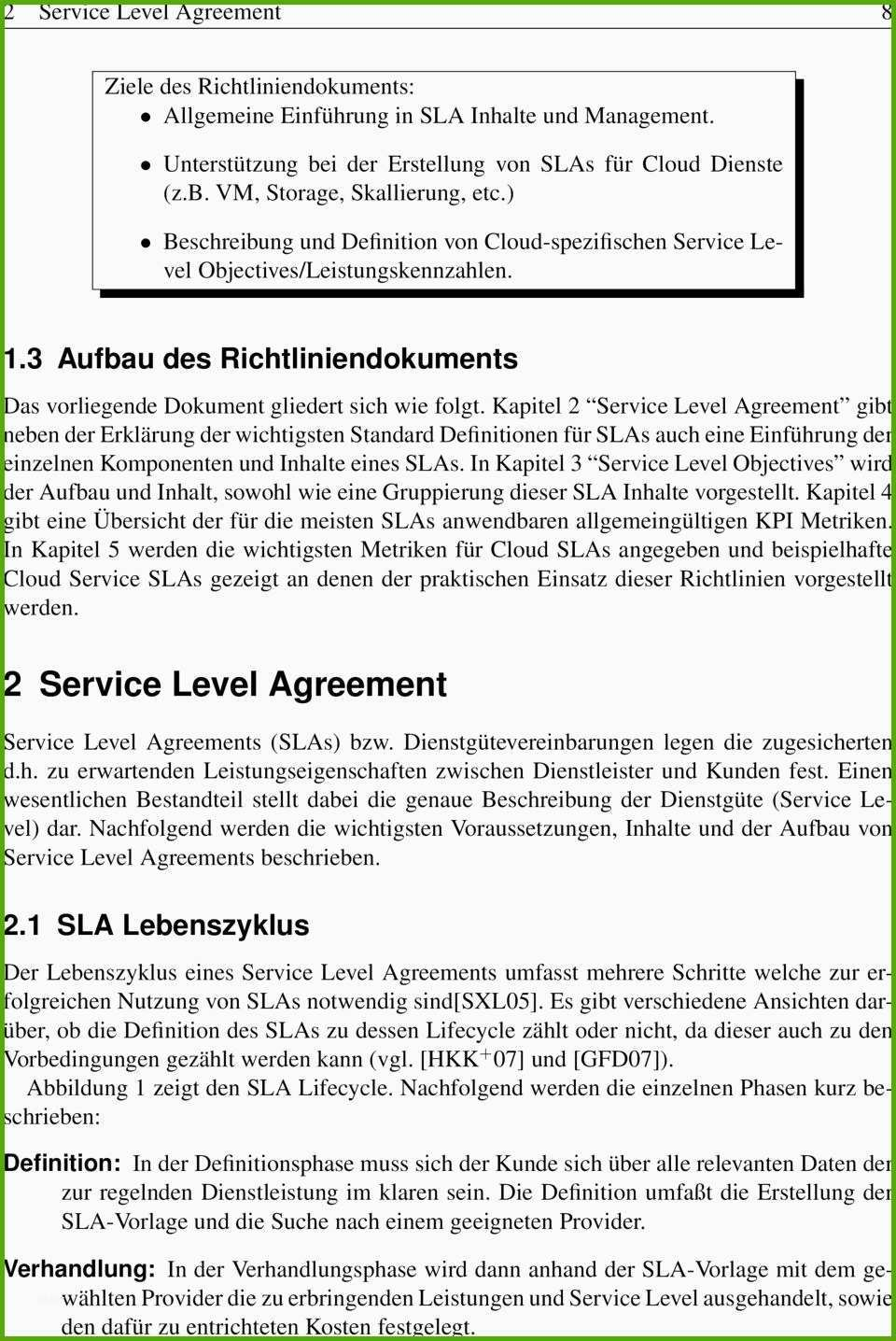 Cloud Service Level Agreement Template Fantastisch Sla Service Level Agreement Vorlage Kostenlos Fr Sie