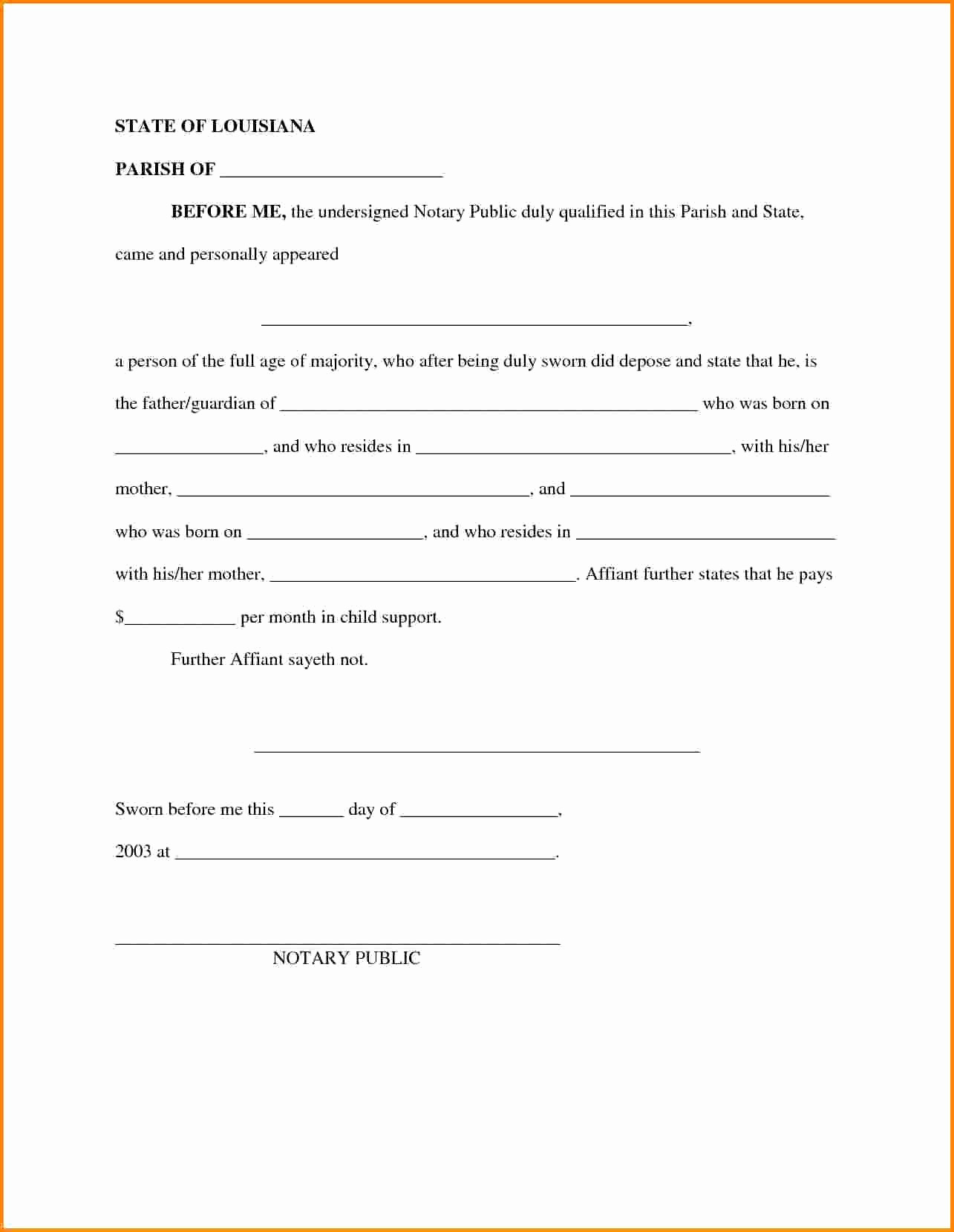 Sample Child Support Agreement Notarized Child Support Agreement Sample Lera Mera