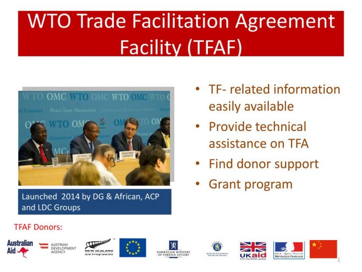 Trade Facilitation Agreement Wto Trade Facilitation Agreement Facility ...