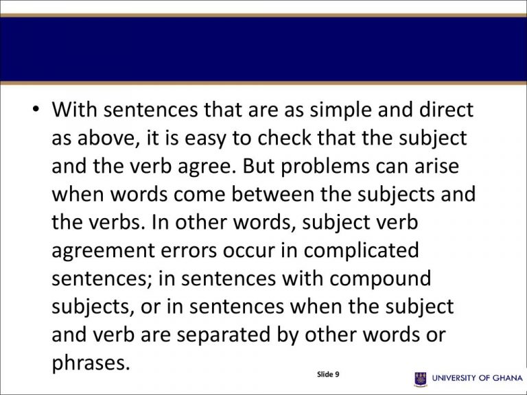 Subject Verb Agreement Errors Worksheet