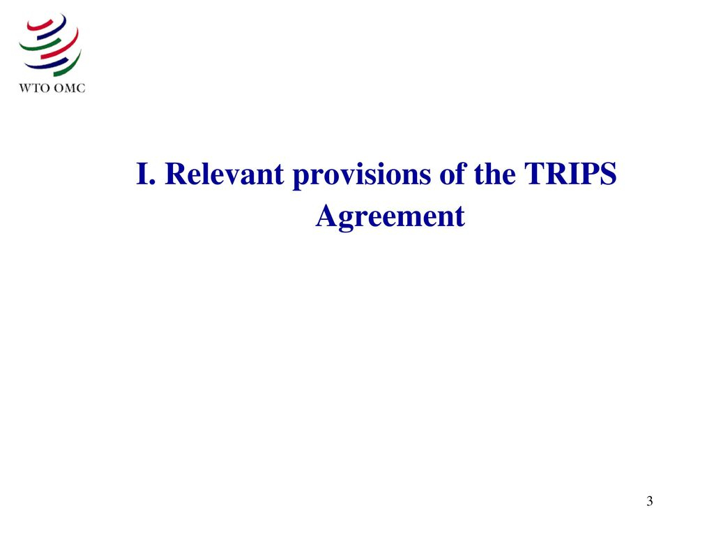 A Handbook On The Wto Trips Agreement Dialogue On Competition Policy And Intellectual Property Ppt