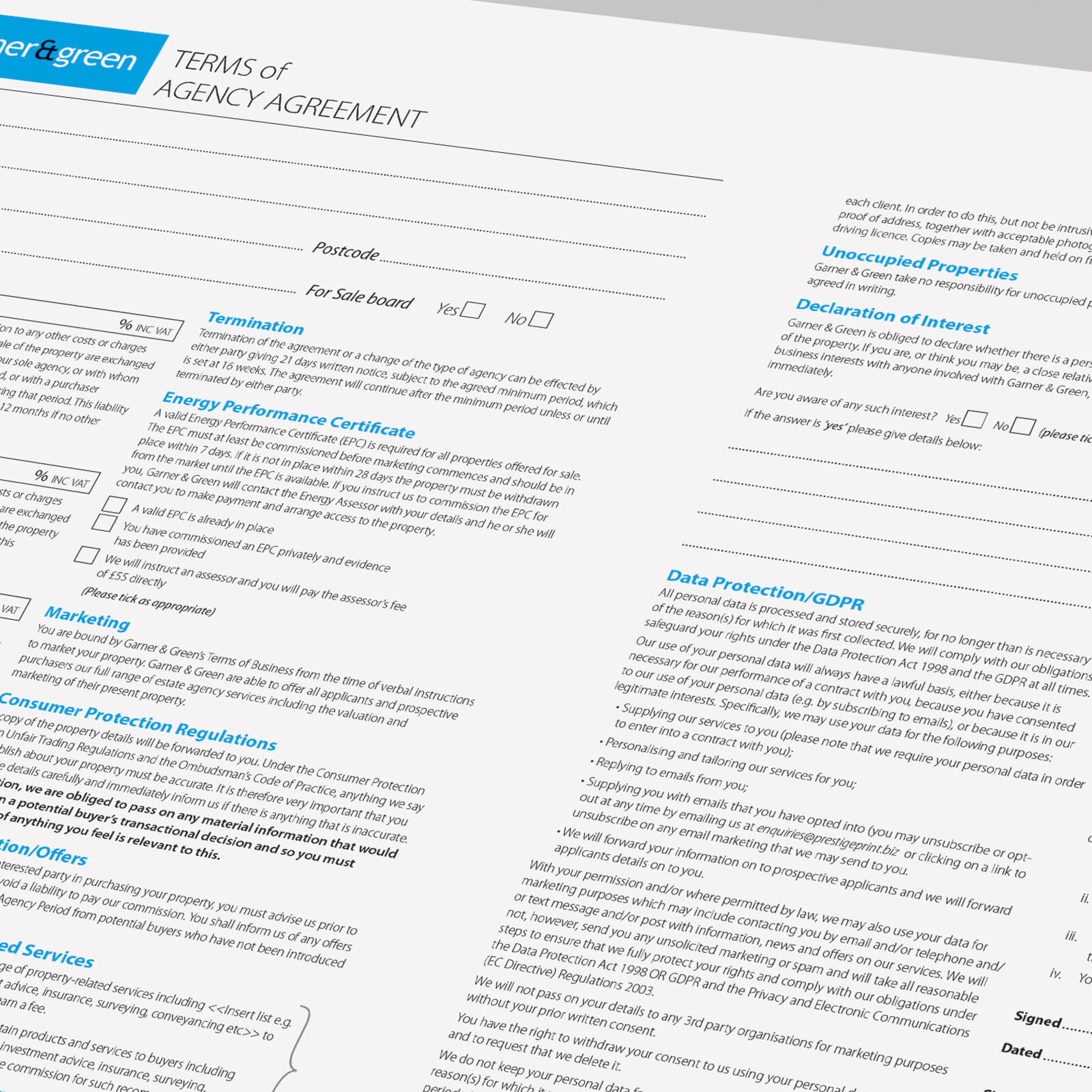 Agency Agreement Draft Estate Agent Agreement Template Ncr