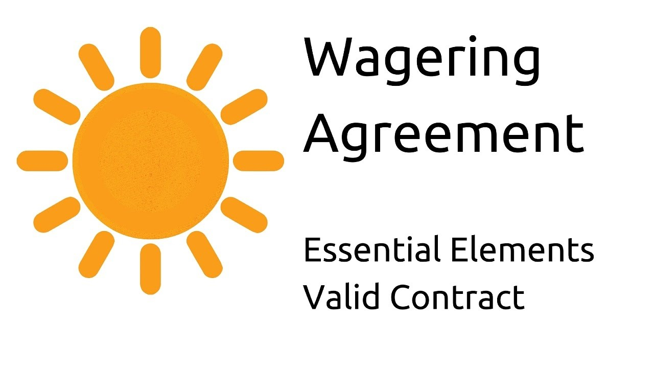 Agreement By Way Of Wager What Is Wagering Agreement Other Essential Elements Of A Valid Contract Ca Cpt Cs Cma