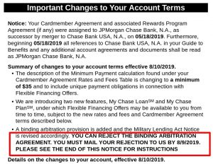 Agreement To Arbitrate How To Avoid Mandatory Arbitration With Chase Why You May Want To