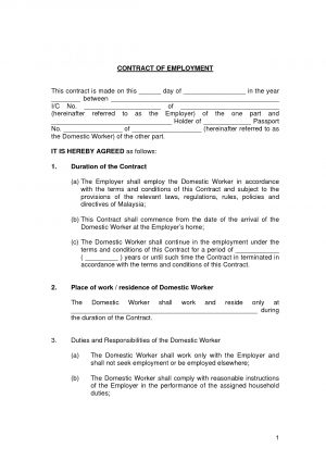 Agreement With Employee 007 Free Employee Contract Templates Template Best Ideas Basic