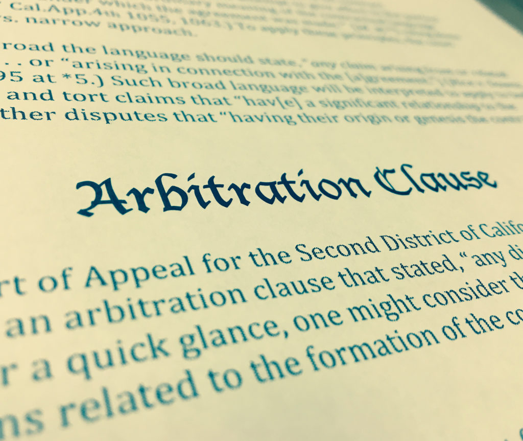 Arbitration Agreement Form Arbitration Clauses In Contractual Agreements The Lawyers Chronicle