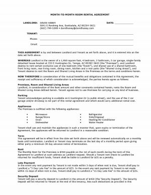Arizona Rental Agreement Form 39 Simple Room Rental Agreement Templates Template Archive