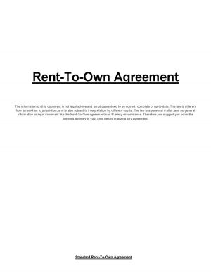 Arizona Rental Agreement Form Lease Purchase Contract Wikipedia