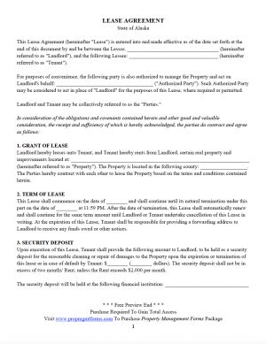 Arizona Rental Agreement Form State Specific Residential Lease Agreements Property Management