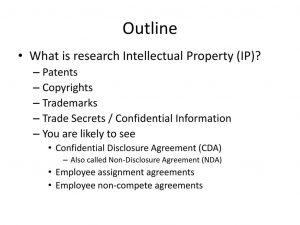 Assignment Of Intellectual Property Agreement Brief Overview Of Research Intellectual Property Ip Ppt Download
