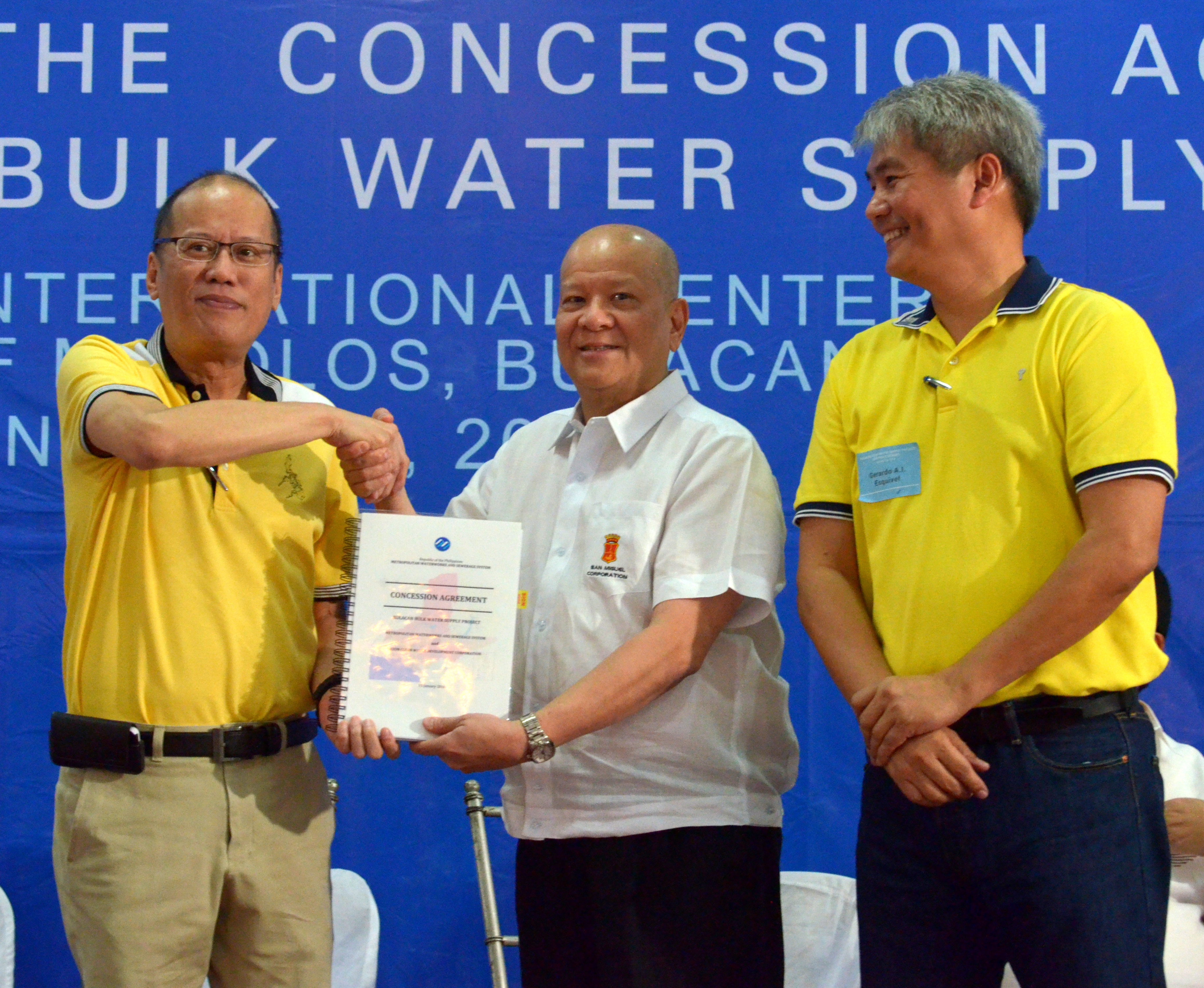 Bulk Water Supply Agreement Mwss Signs Contract For Bulacan Bulk Water Supply Project Bbwsp