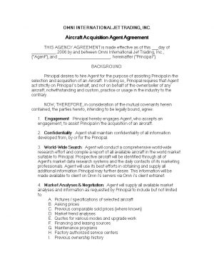 C & F Agent Agreement Agent Agreement Templates At Allbusinesstemplates