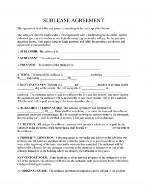 California Commercial Sublease Agreement 029 Template Ideas Commercial Sublease Agreement California Awesome