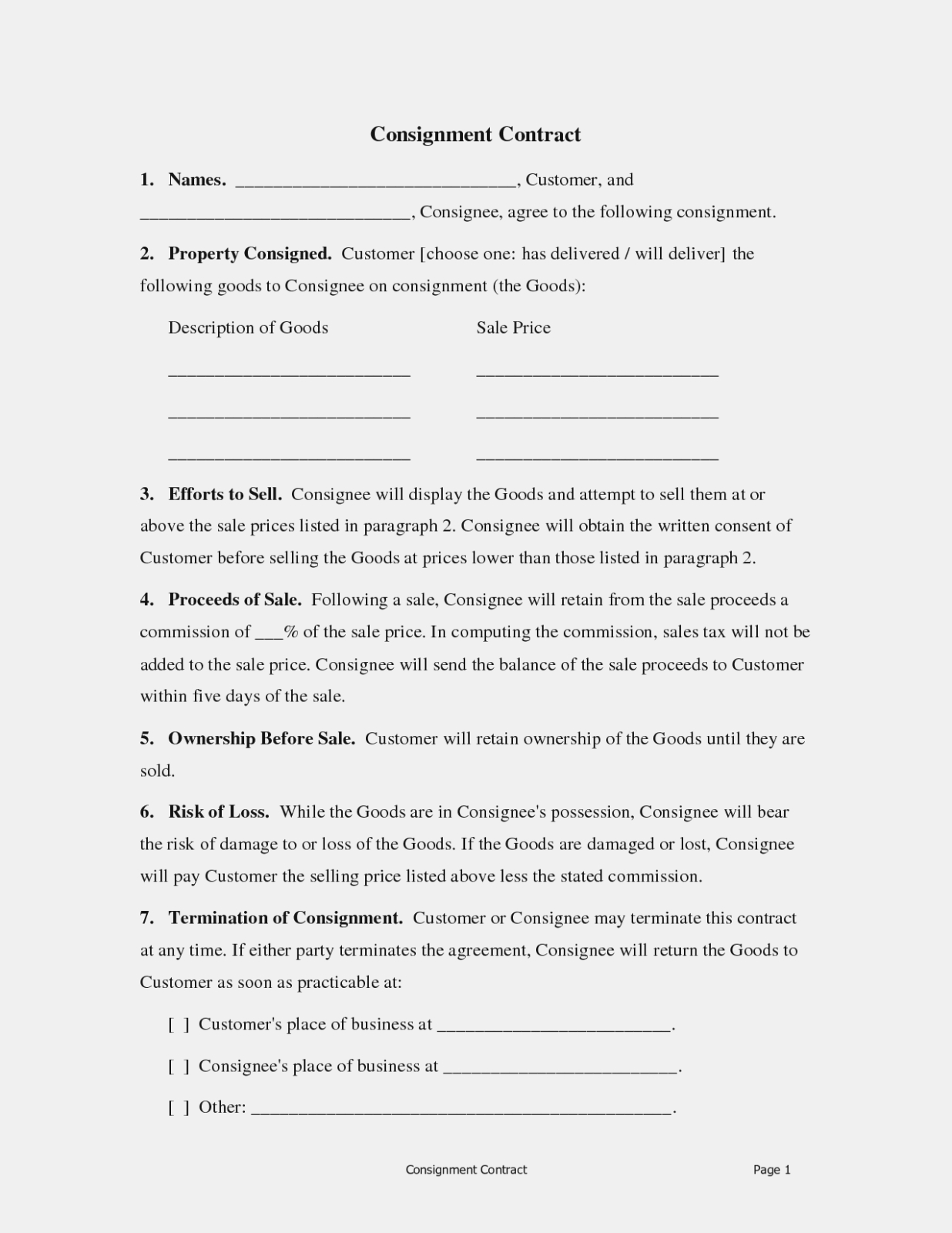 Clothing Consignment Agreement Template The Truth About Consignment The Invoice And Resume Template