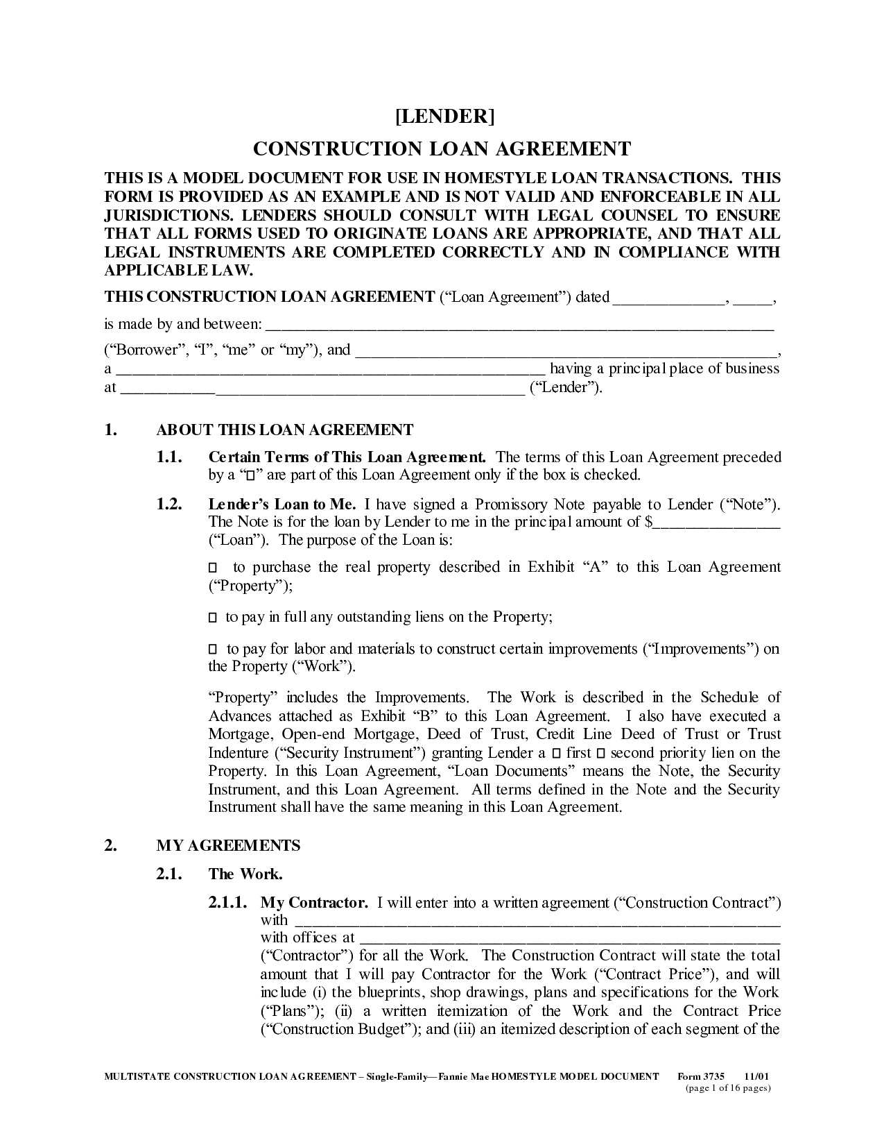 Collateral Loan Agreement Template Sample Personal Loan Agreement With