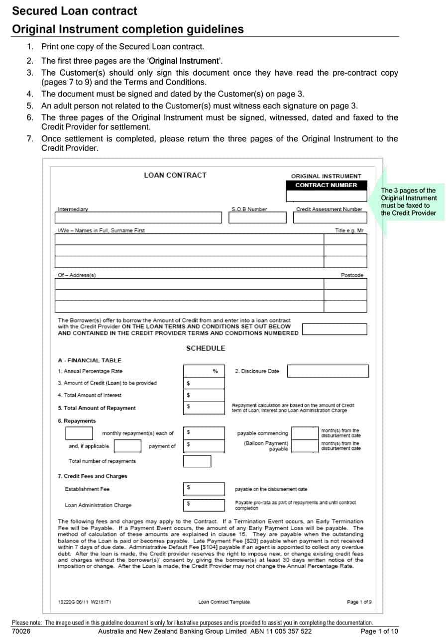 Collateral Loan Agreement Template Simple Collateral Loan Agreement Template 57152 40 Free Loan