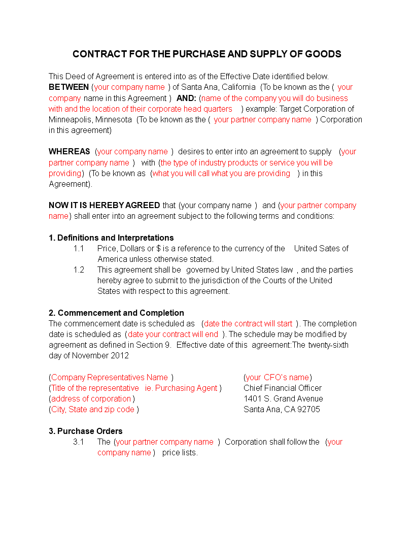 Company Representative Agreement 70 Effective Agreement Sample Of A Company Successfully With