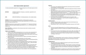 Company Representative Agreement New Product Supply Agreement Newbusinesstemplate