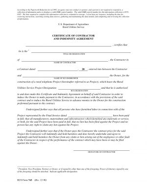 Construction Indemnity Agreement 5 Indemnity Agreement Contract Forms Pdf Doc