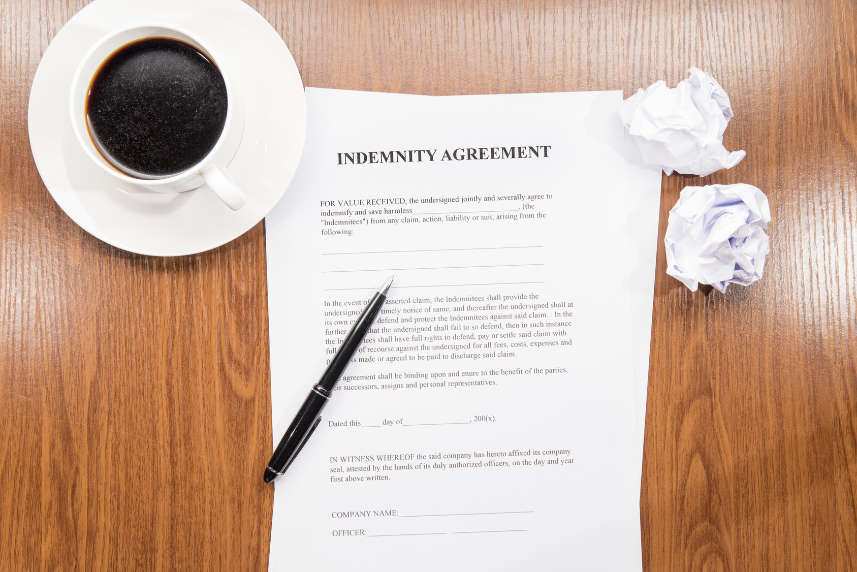 Construction Indemnity Agreement Understanding Indemnity Agreements And How They Can Protect Your