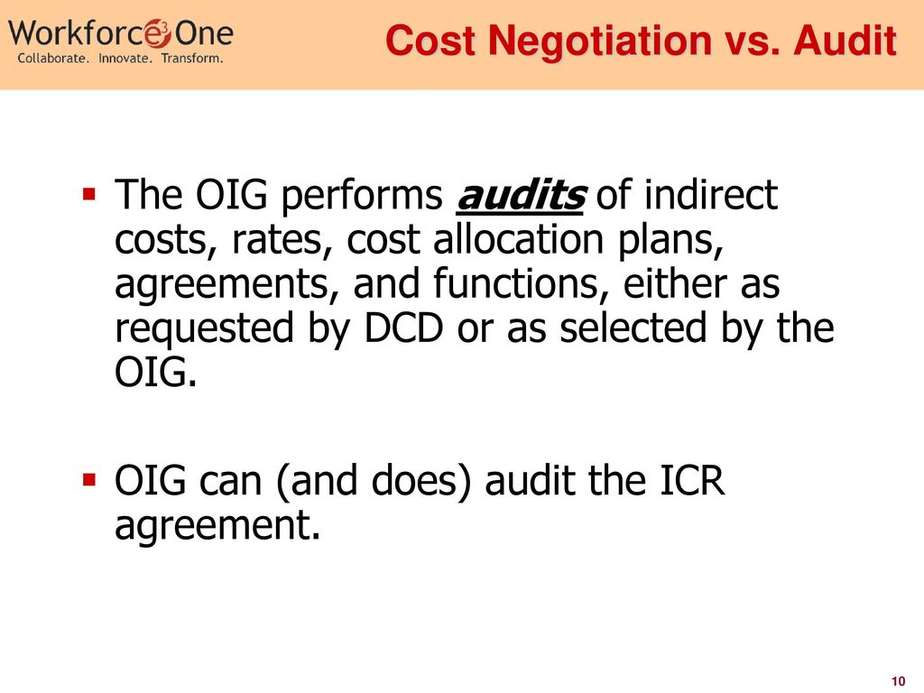 Cost Allocation Agreement Applying For A Statelocal Government Indirect Cost Rate Ppt Download