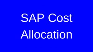 Cost Allocation Agreement Sap Cost Allocation Tutorial Free Sap Co Training