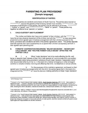 Custody Agreement Sample Download Child Custody Agreement Style 3 Template For Free At