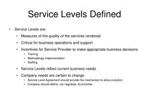 Define Service Level Agreement Ppt Service Level Agreements Powerpoint Presentation Id419315
