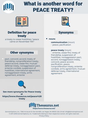 Definition Of Peace Agreement Synonyms For Peace Treaty Thesaurus