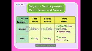 Definition Of Verb Agreement Learn English Grammar Subject Verb Agreement