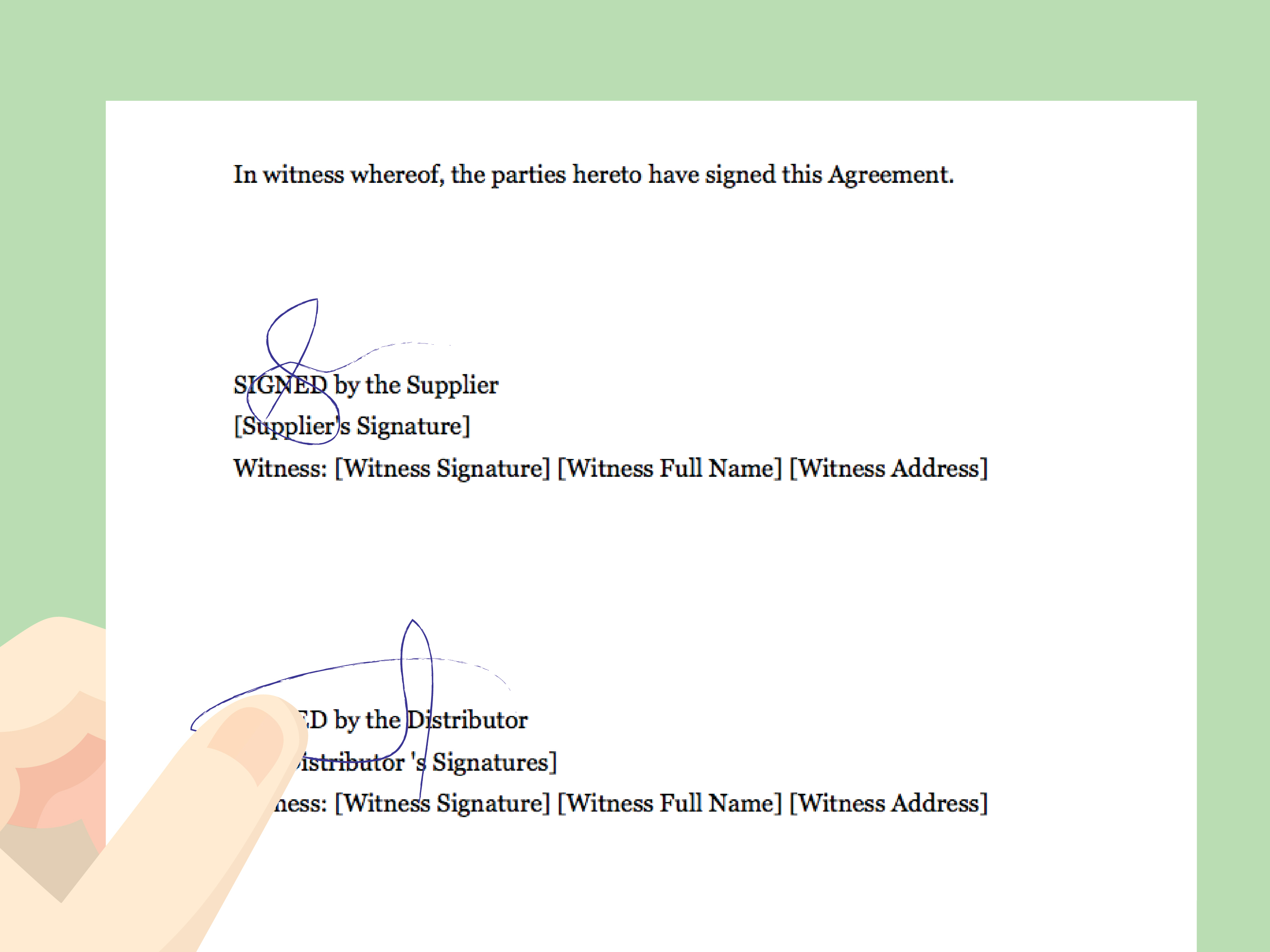 Distributor Agreement Sample Contract How To Draft A Distributor Agreement With Pictures Wikihow