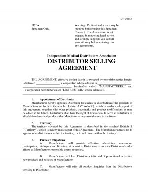 Distributor Agreement Sample Contract Top 5 Free Distributor Agreement Templates Word Templates Excel