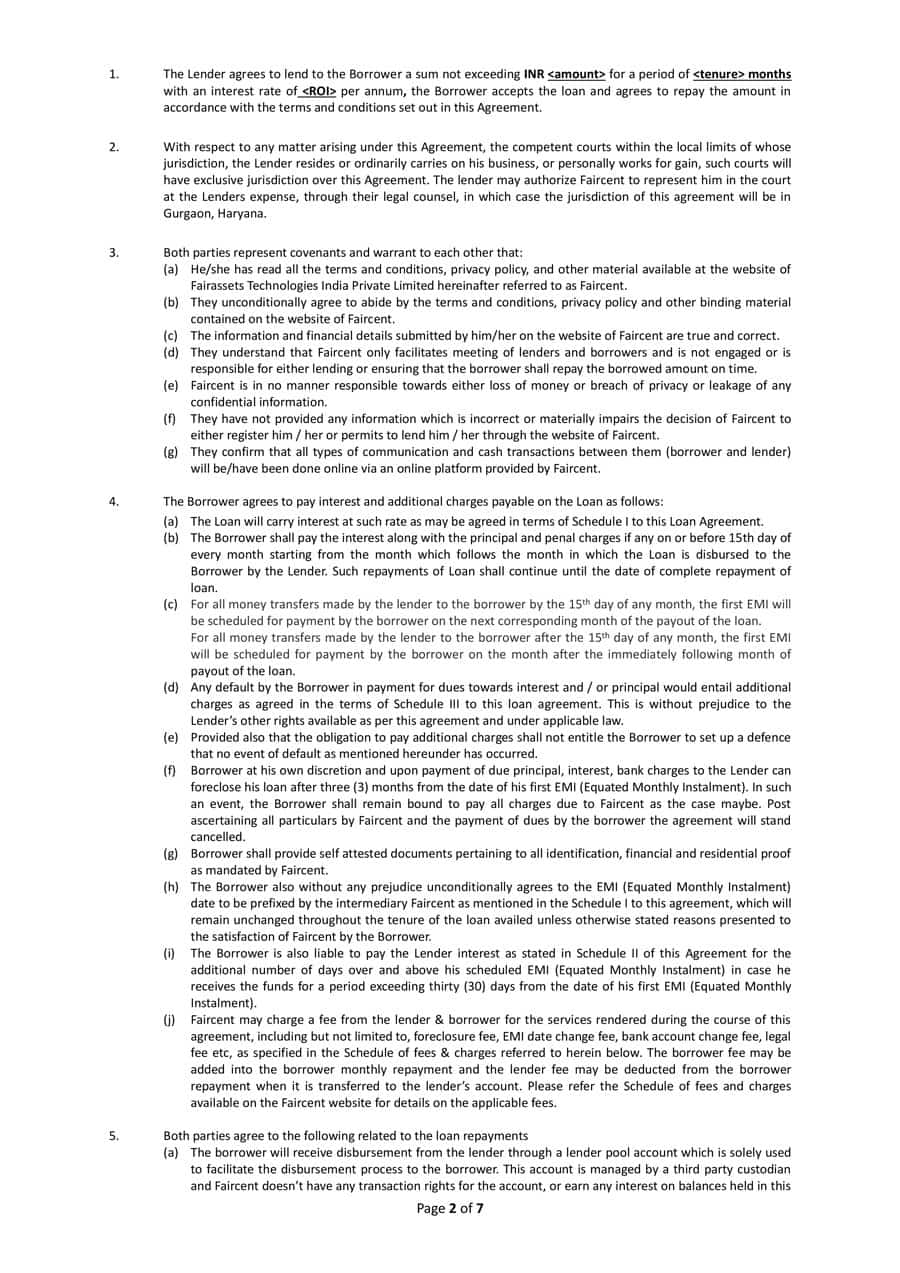 Earn Out Agreement Template 40 Free Loan Agreement Templates Word Pdf Template Lab