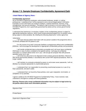 Employee Confidentiality Agreement Form 11 Employee Confidentiality Agreement Examples Pdf Word Examples