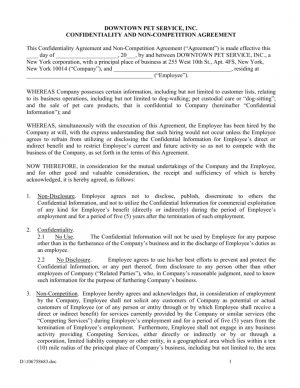 Employee Confidentiality Agreement Form Confidentiality Agreement And Package Request Form