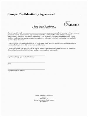 Employee Confidentiality Agreement Form Luxury Free Confidentiality Agreement Template Word Best Of Template