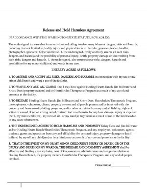 Employee Vehicle Use Agreement Template 40 Hold Harmless Agreement Templates Free Template Lab