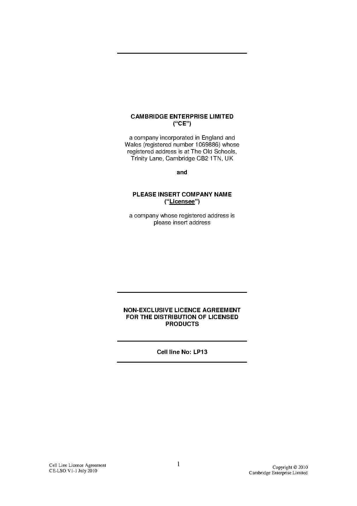 Enterprise License Agreement Download Manufacturing License Agreement Style 12 Template For Free