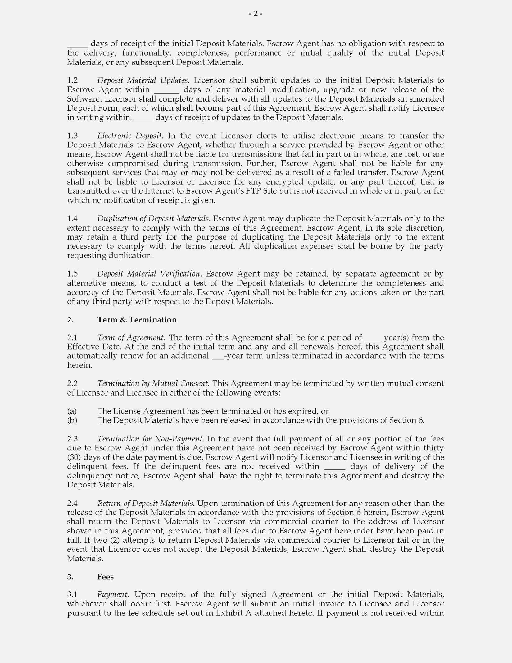 Escrow Agreement Uk What Will Escrow Agreement Form Be Like In Form Information