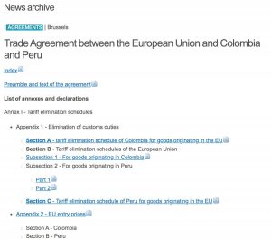 Eu Colombia Free Trade Agreement Jim Cornelius Twitter This Is Not True The