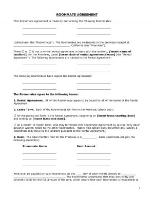 Examples Of Lease Agreements 010 Roommate Lease Agreement Template Incredible Ideas Examples