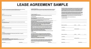 Examples Of Lease Agreements 6 Sample Lease Agreement Resume Pdf