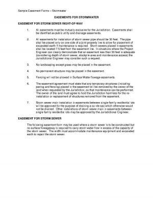 Fence Easement Agreement Download Real Estate Easement Agreement Style 13 Template For Free