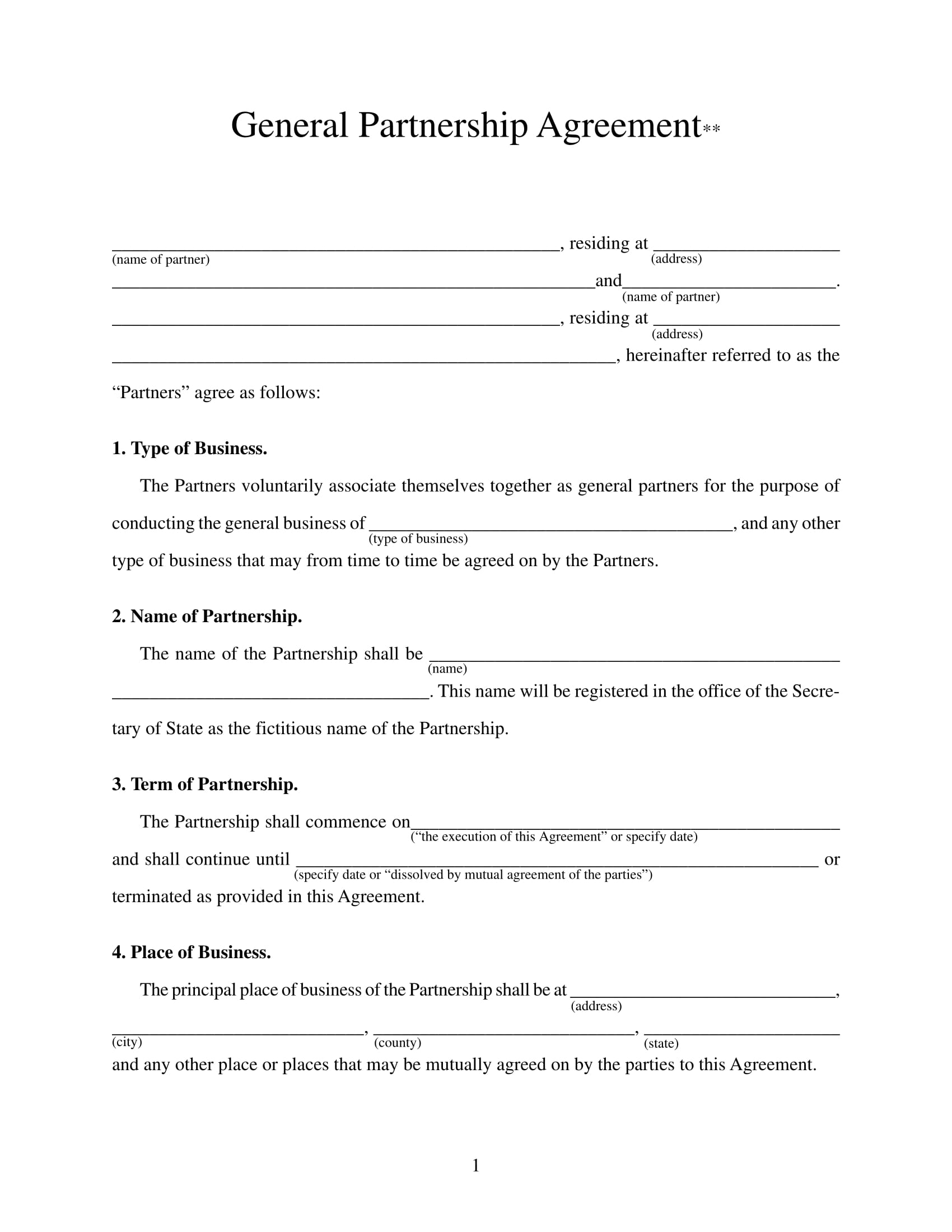 Financial Agreement Divorce Template 10 Agreement Forms For Handling Financial Decisions And Terms