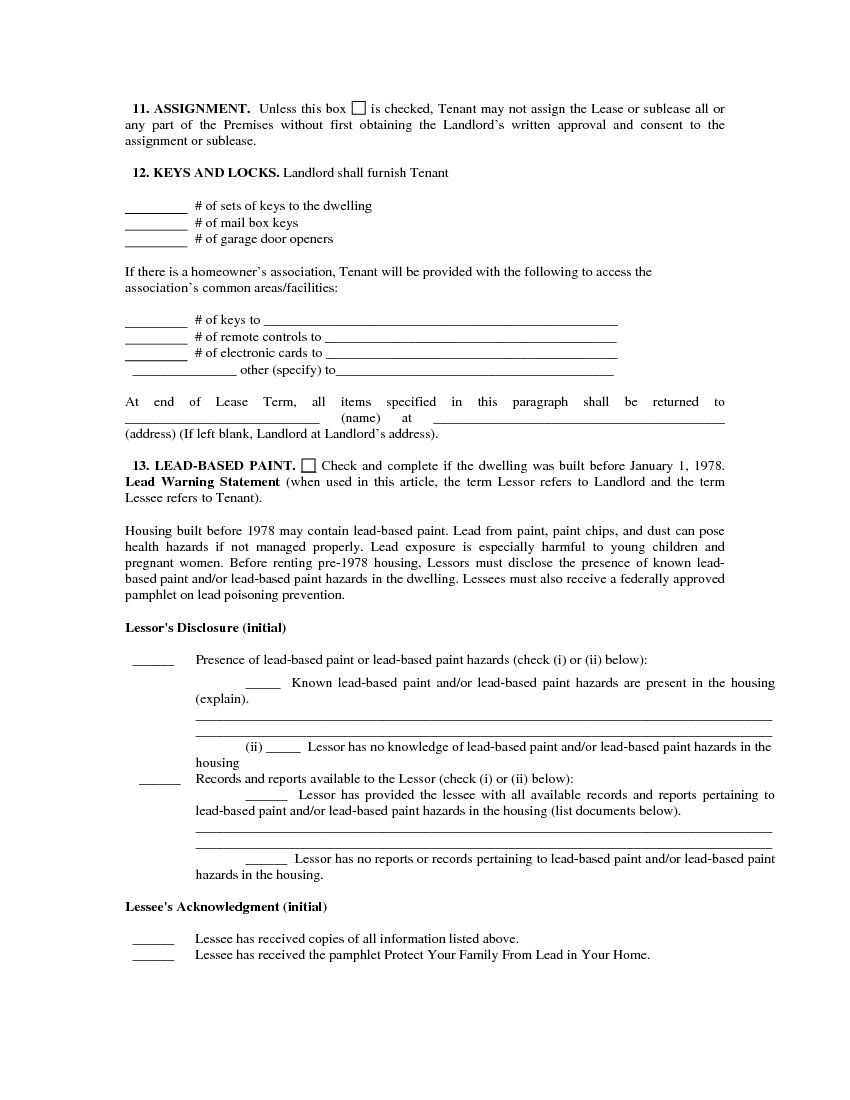 Florida Lease Agreement Download Free Florida Single Family Residential Lease Agreement