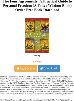 Four Agreements Book Free Download The Four Agreements A Practical Guide To Personal Freedom A Toltec