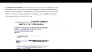 Free Partnership Agreement Template Free Alabama Partnership Agreement Template Partnership Lps And Llps