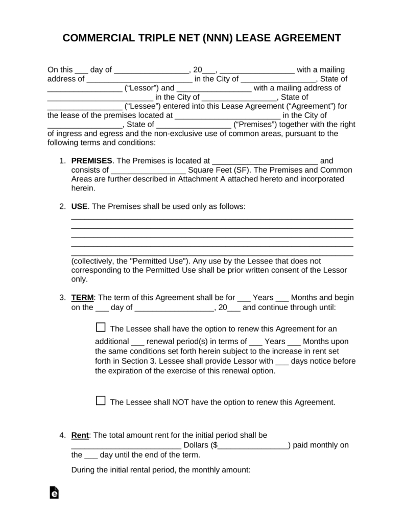 Free Printable Lease Agreement Template Free Printable Lease Agreement Indiana Download Them And Try To Solve