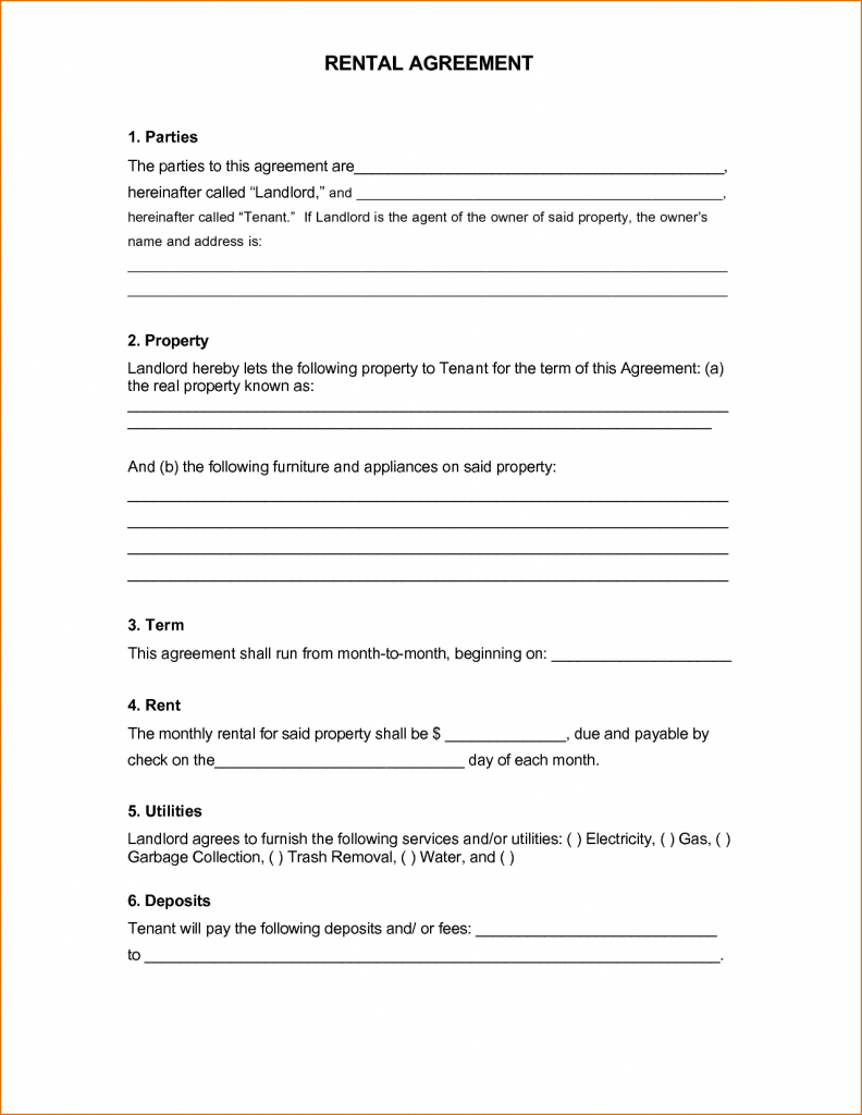Free Printable Lease Agreement Template Well Designed Rental Agreement Letter Samples For Your Inspirations