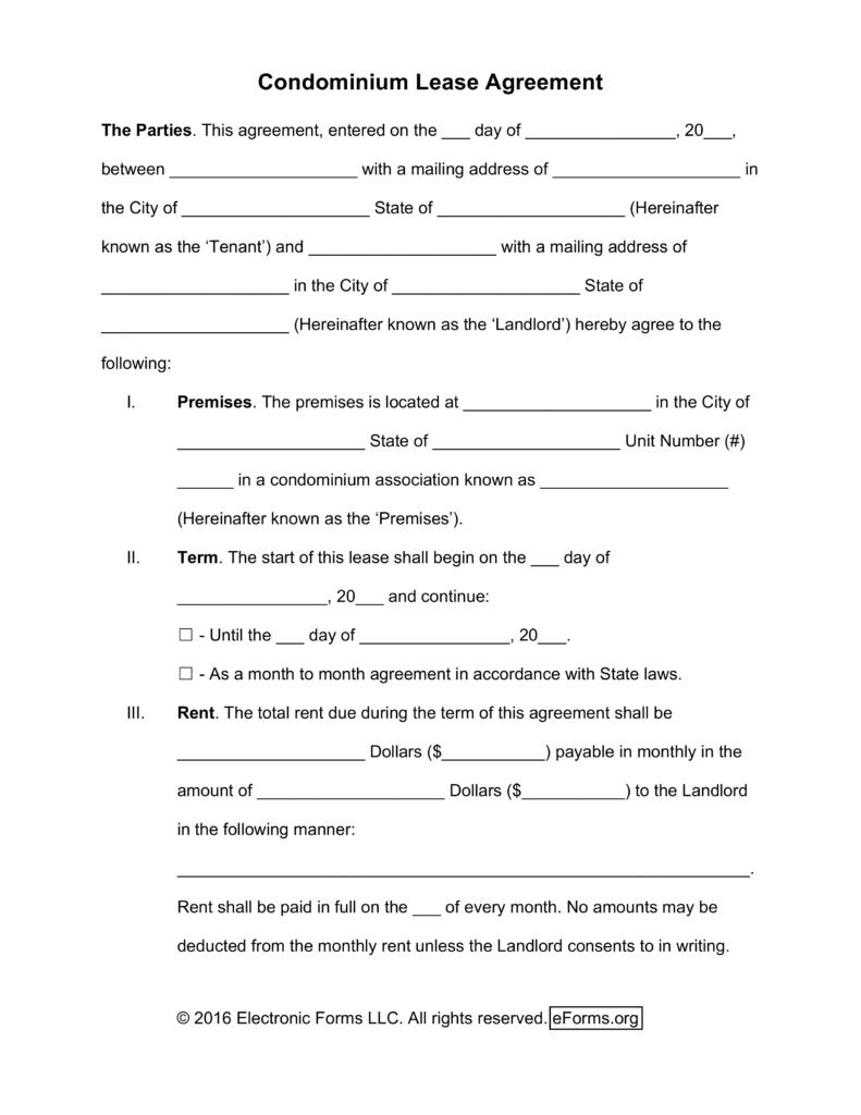 Free Rental Lease Agreement Form Free Rental Lease Agreement Templates Residential Commercial
